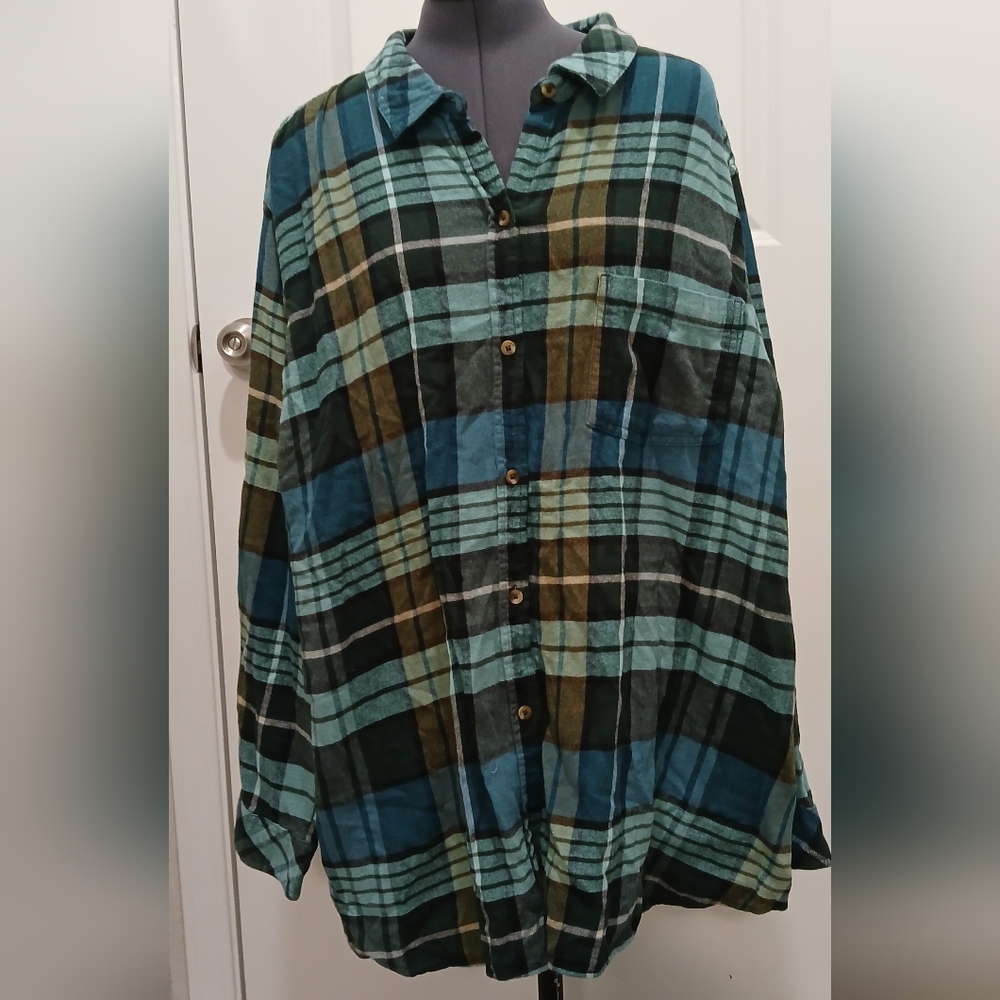 NWT Sonoma Flannel‎ Button Down